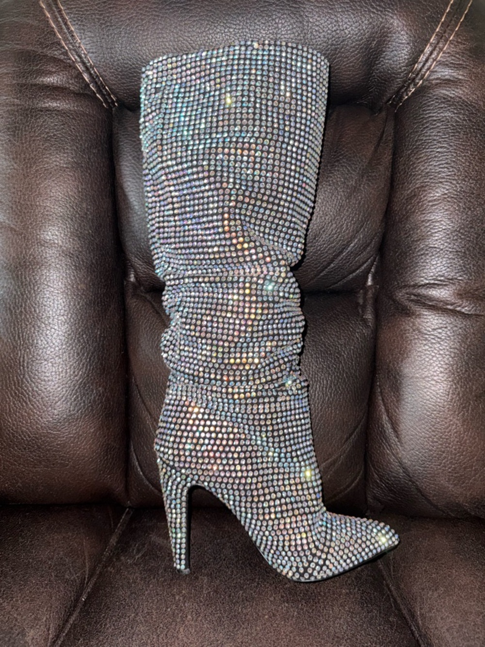 Steve Madden Crushing Rhinestone Boots